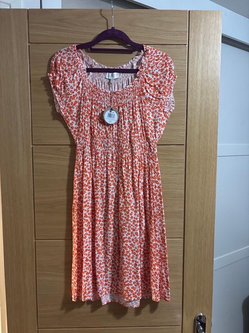 Buy & Sell West Yorkshire Leeds - Photos for Apricot Orange & White Dress 10