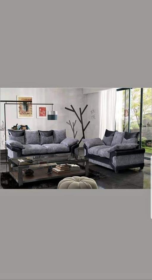Buy & Sell Brent East Lane Business Park - Brent - Photos for 3+2 Grey Dino Sofa Available in Stock