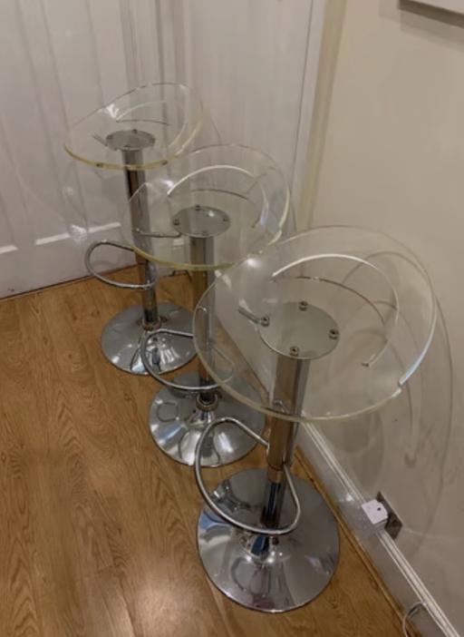 Buy & Sell West Midlands Solihull - Photos for 6 Glass style Bar Stools