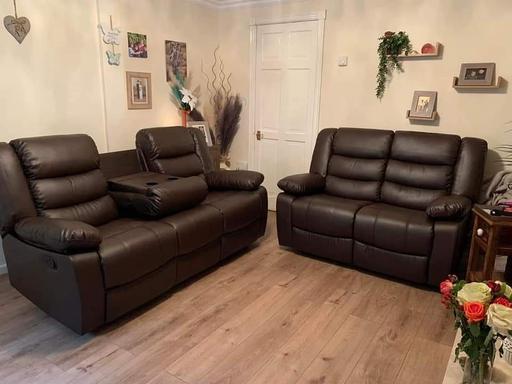 Buy & Sell Oxfordshire Cherwell - Photos for Roma Recliner Leather Sofa for Ultimate Comfo