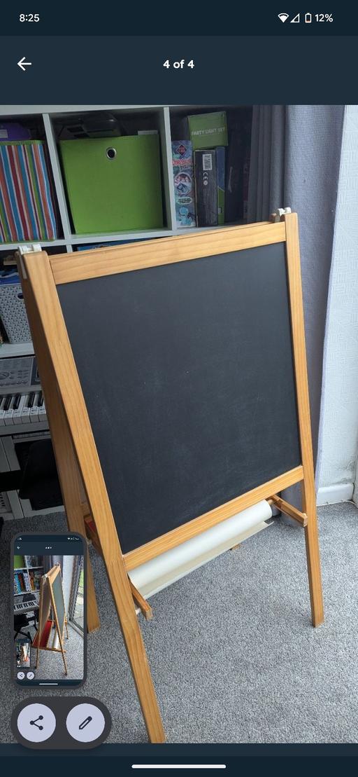 Buy & Sell Warrington Thelwall - Warrington - Photos for Kids IKEA MÅLA Easel Whiteboard/ Blackboard