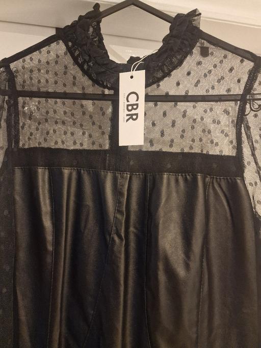 Buy & Sell Worcestershire Redditch - Photos for Black leatherette dress