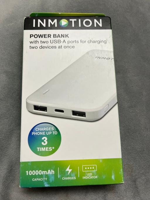 Buy & Sell South West London Streatham Common - South West London - Photos for New InMotion 10000 mAh Power Bank White