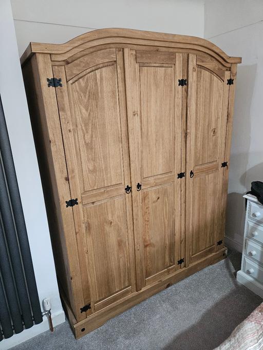 Buy & Sell Merseyside Wirral - Photos for large 3 door pine wardrobe