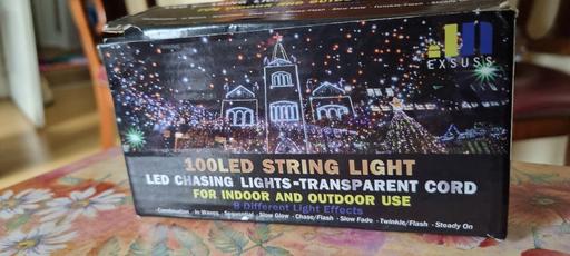 Buy & Sell West Midlands Walsall - Photos for 100 led, string chasing lights, boxed, bew