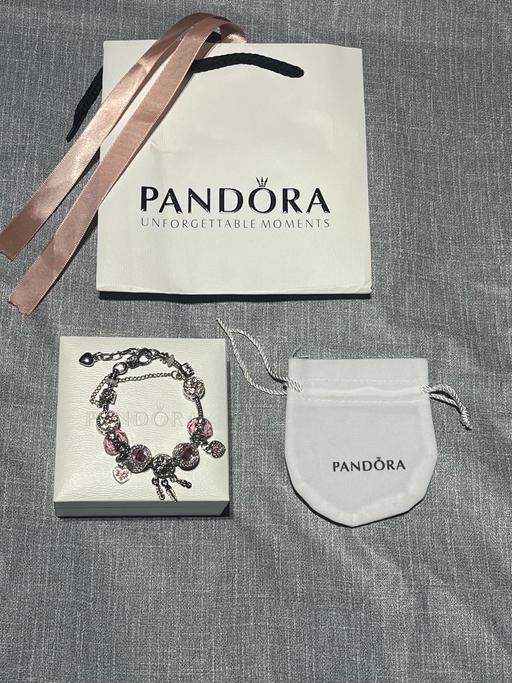 Buy & Sell West Yorkshire Bradford - Photos for Pandora charm pink bracelet box bag pouch