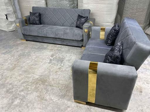 Buy & Sell Brent East Lane Business Park - Brent - Photos for 3+2 Lion Sofa bed Available with Storage