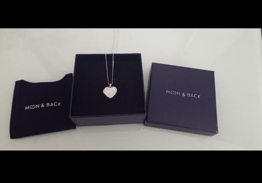 Buy & Sell South East London West Heath - South East London - Photos for Moon & Back Silver Heart Photo Locket Pendant