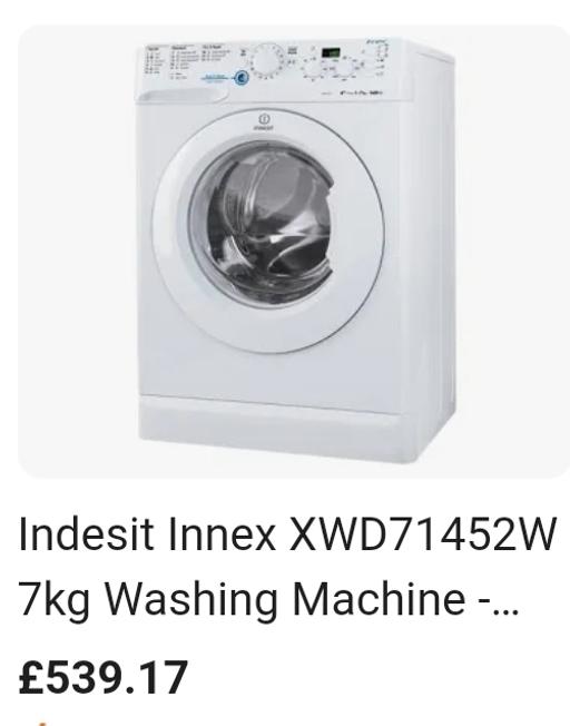 Buy & Sell South West London West Brompton - South West London - Photos for Indesit washing machine like new