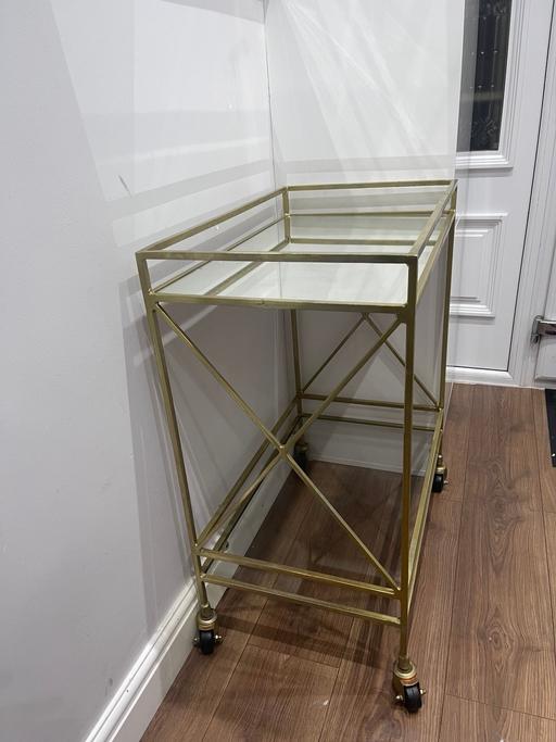 Buy & Sell East London East Ham - East London - Photos for Gold Vintage serving troller or side table