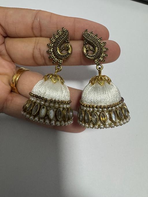 Buy & Sell Buckinghamshire Milton Keynes - Photos for white and gold boho style Indian Jumkhas