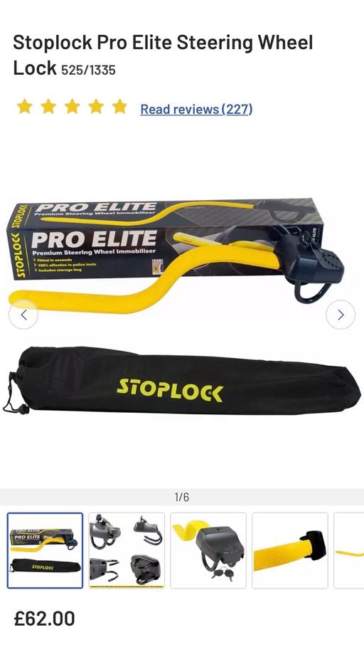 Vehicles East London Redbridge - Photos for Stoplock Pro Elite steering wheel lock