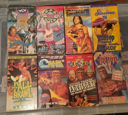 Buy & Sell Newport - Wales - Photos for WCW Vhs X8 Ntsc Wrestling 1995 1996 superbraw