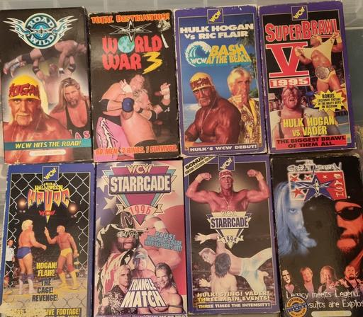 Buy & Sell Newport - Wales Liswerry - Newport - Photos for WCW X8 Vhs ntsc Wrestling 1994 1995 Superbraw