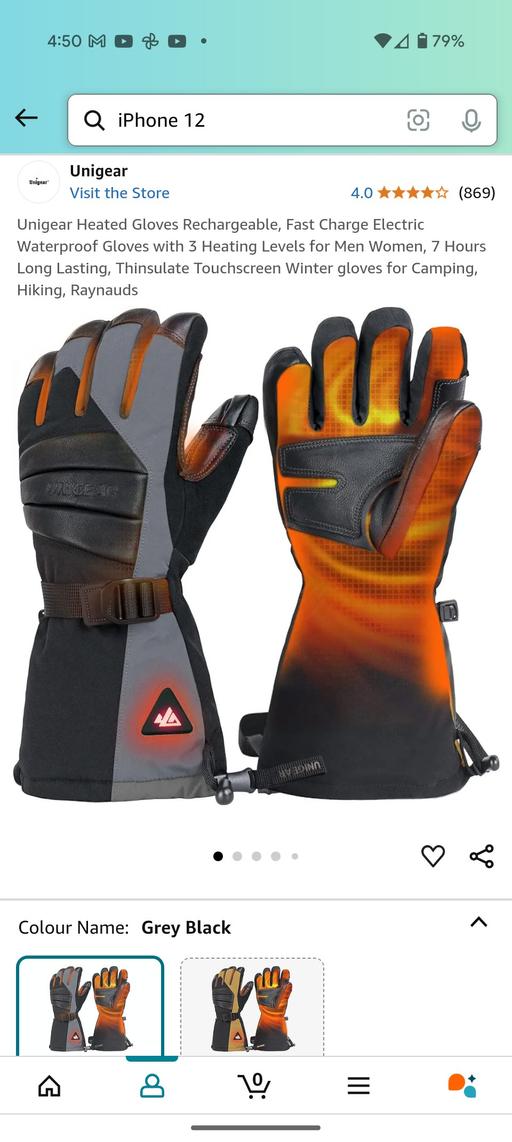 Buy & Sell Tyne and Wear Newcastle upon Tyne - Photos for ski gloves -- battery heated gloves - medium