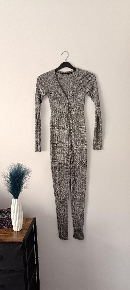 Buy & Sell Swansea - Wales Blaenymaes - Swansea - Photos for Grey Marl Ribbed Button Neck Onesie size 4