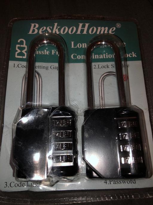 Buy & Sell Surrey Epsom and Ewell - Photos for 2 combination padlocks