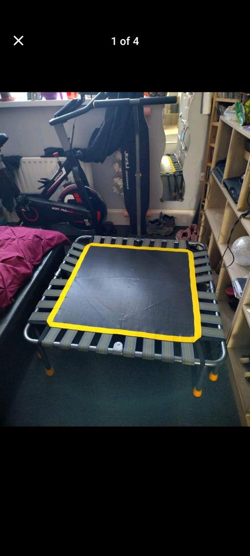 Buy & Sell Hampshire Havant - Photos for Black and yellow rebounder Adult Trampoline