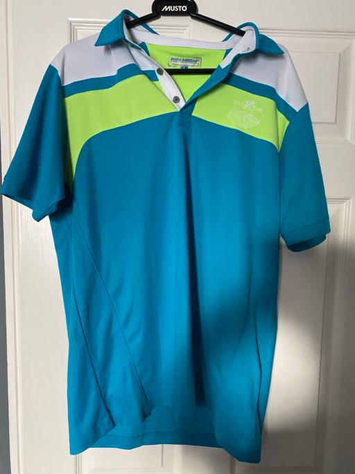 Buy & Sell Essex Basildon - Photos for Pin high performance polo shirt blue large