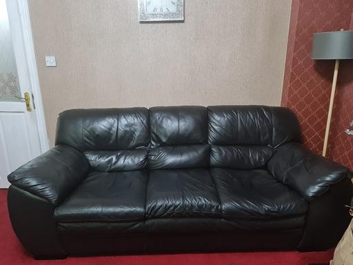 Buy & Sell West Midlands Birmingham - Photos for Black DFS leather sofa