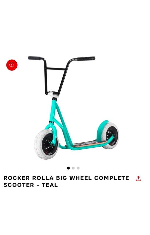 Buy & Sell South West London Wandsworth - Photos for Rocker Rolla Scooter - Turquoise 