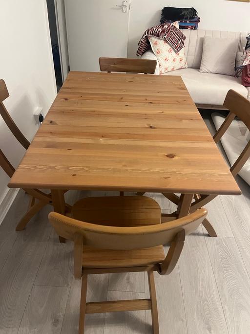 Buy & Sell South West London Nine Elms - South West London - Photos for IKEA ingatorp drop leaf kitchen table