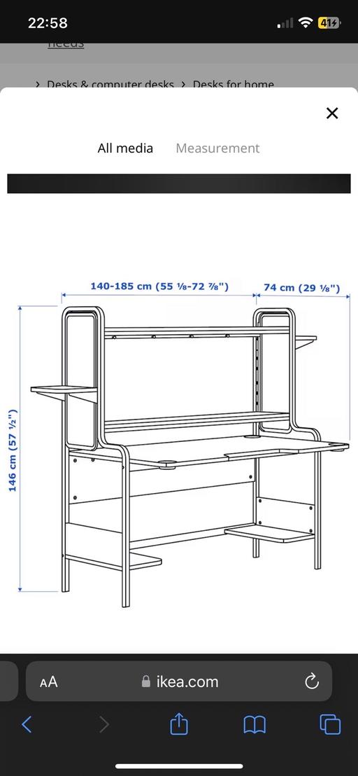 Buy & Sell East London Emerson Park - East London - Photos for IKEA fredde gaming desk