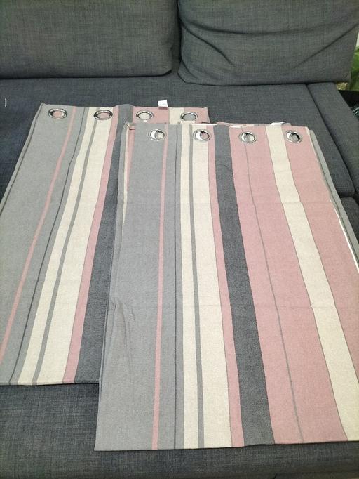 Buy & Sell West Midlands Birmingham - Photos for Blush/grey Eyelet Curtains