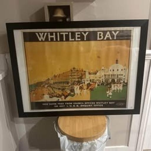 Buy & Sell Nottinghamshire Ashfield - Photos for LNER Whitley Bay Railway Travel Ad Poster