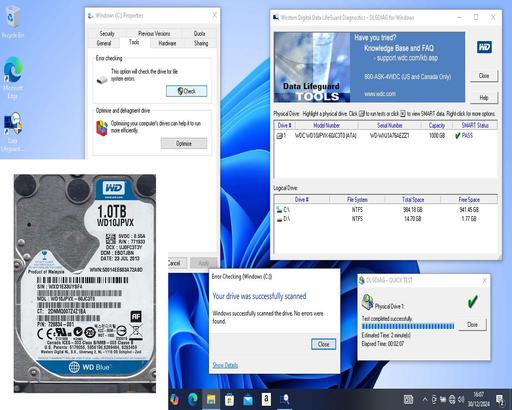 Buy & Sell East London Old Ford - East London - Photos for 1TB HDD – Laptop Hard Drive (Shown Working)