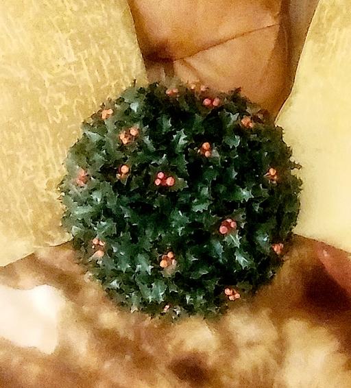 Buy & Sell South Ayrshire Prestwick - South Ayrshire - Photos for Artificial 38cm Holly Ball Christmas Topiary