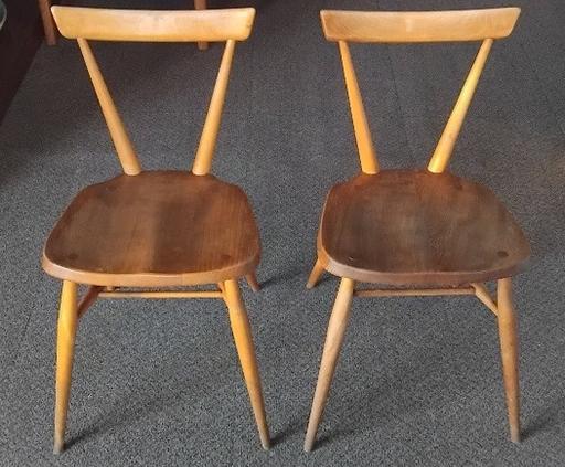 Buy & Sell Kent Maidstone - Photos for 2 Ercol Stacking Chairs