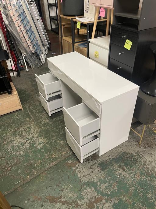 Buy & Sell West Midlands Coventry - Photos for Jenson 5 Drawer Dressing Table - White Gloss