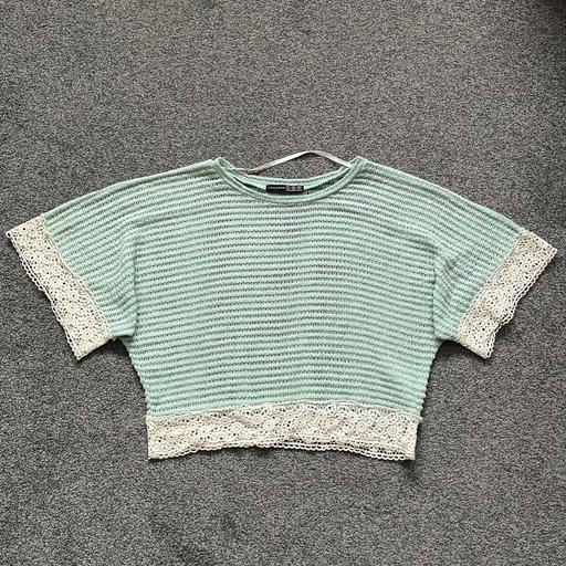 Buy & Sell Surrey Epsom and Ewell - Photos for Mint green embroidered top size 8