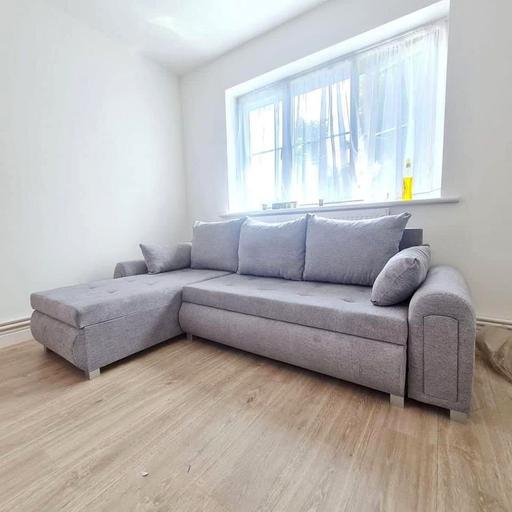 Buy & Sell Brent East Lane Business Park - Brent - Photos for Must Go ASAP Berlin Sofabed & Ottoman sofabed