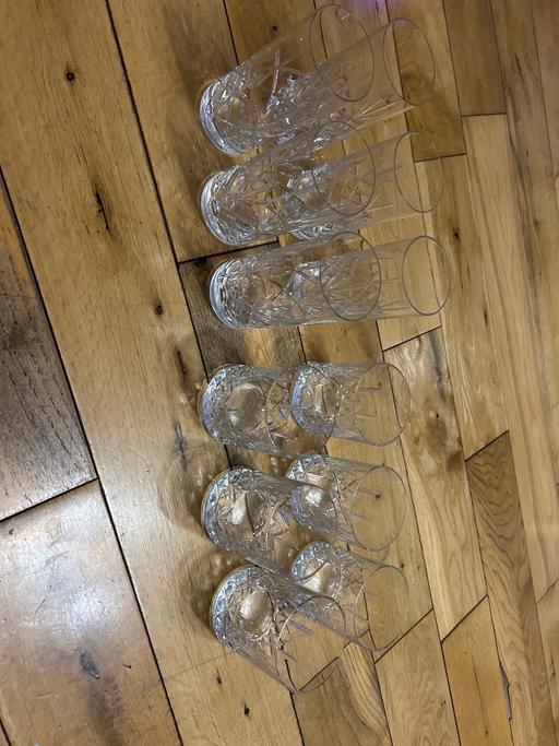 Buy & Sell West Midlands Birmingham - Photos for Cut glass crystal glasses.