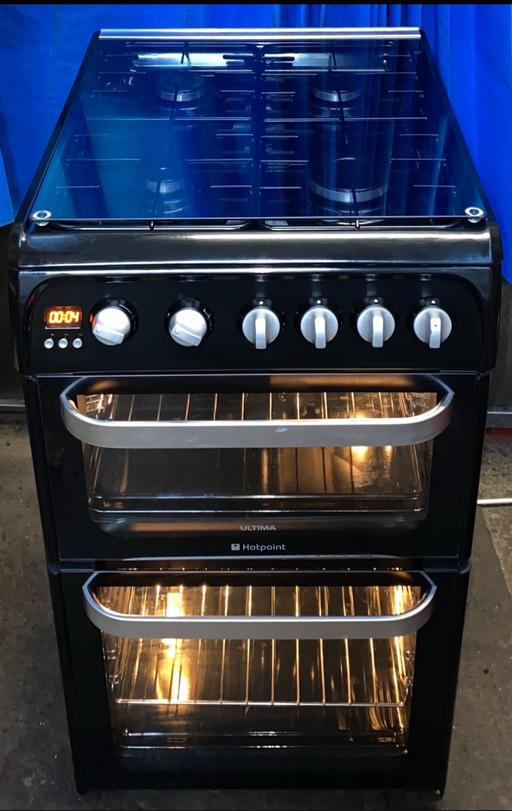 Buy & Sell West Midlands Sandwell - Photos for Hotpoint HUG52K 50cm Double Oven Gas Cooker