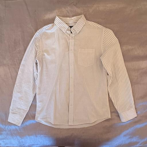 Buy & Sell East London Whitechapel - East London - Photos for Mens White and Grey Stripe Casual Shirt