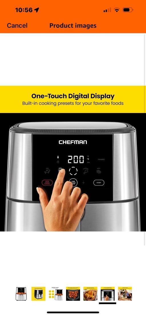 Buy & Sell West Midlands Solihull - Photos for Chefman TurboFry® Touch Air Fryer, XL 7.5