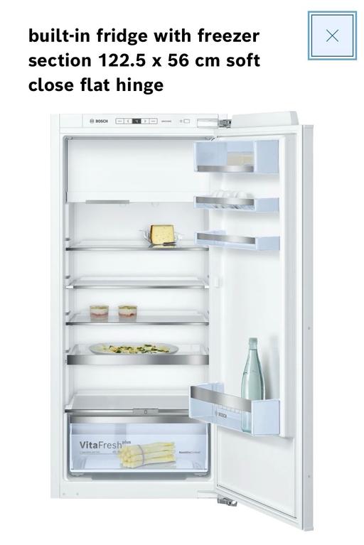 Buy & Sell East London Highams Park - East London - Photos for Bosh Built-in fridge with freezer section