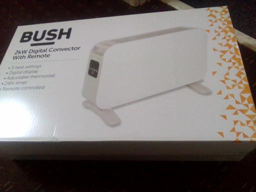 Buy & Sell West Midlands Walsall - Photos for Bush 2kw digital convector heater with remote