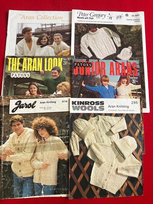 courses West Midlands Sandwell - Photos for Vintage Aran Knitting Patterns/Pattern Books