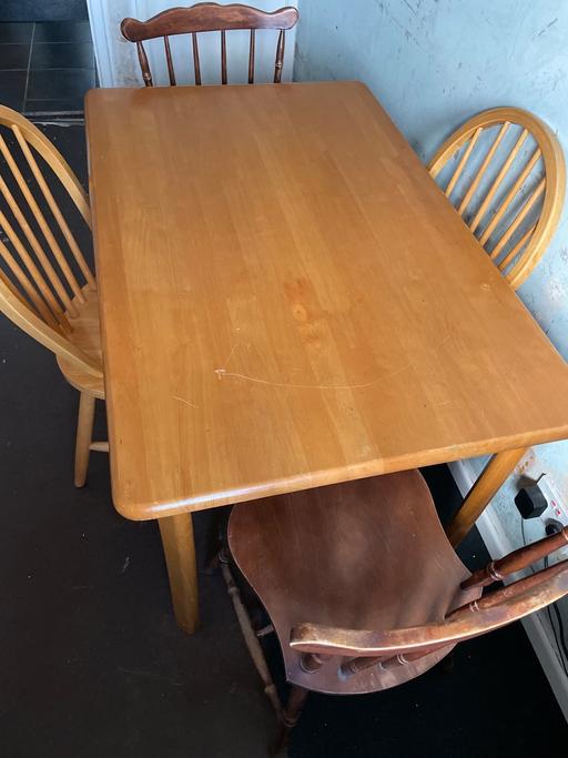 Buy & Sell Lancashire Fylde - Photos for strong table with 4 chairs