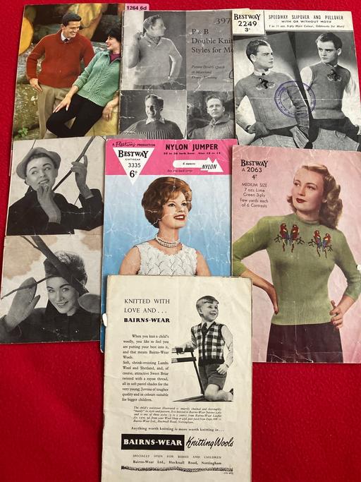 courses West Midlands Sandwell - Photos for Vintage Knitting Patterns x7