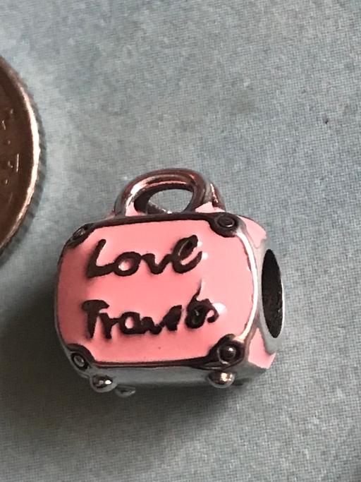 Buy & Sell Greater Manchester Manchester - Photos for Genuine 925 Silver Pink Travel Case Charm