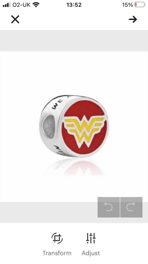 Buy & Sell Greater Manchester Manchester - Photos for Genuine 925 Silver Red Wonder Woman charm