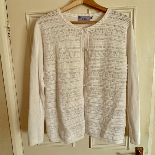 Buy & Sell Dorset Bournemouth, Christchurch and Poole - Photos for White Honor Millburn 100% Cotton Cardigan