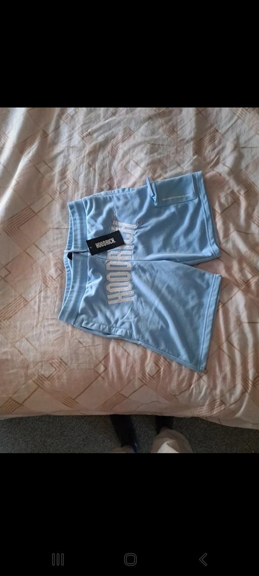 Buy & Sell Greater Manchester Oldham - Photos for mens hoodrich sweat short baby blue new