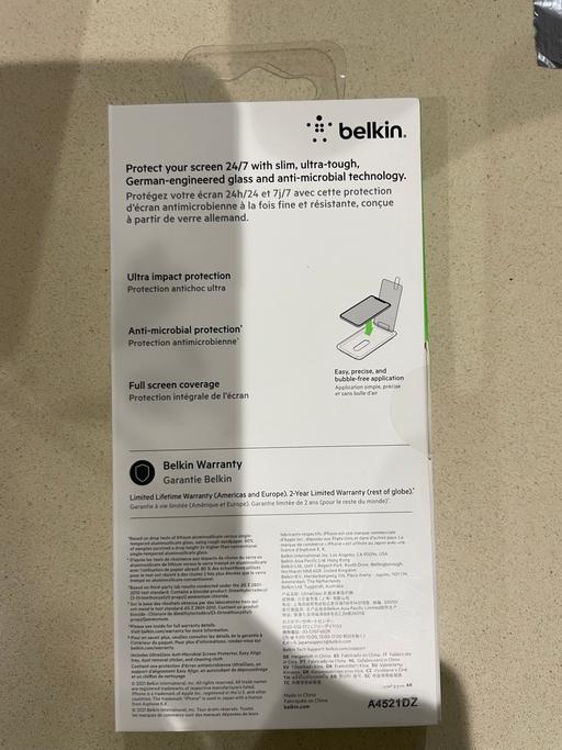 Buy & Sell Staffordshire South Staffordshire - Photos for Belkin iPhone 12/ 12 Pro screen protector