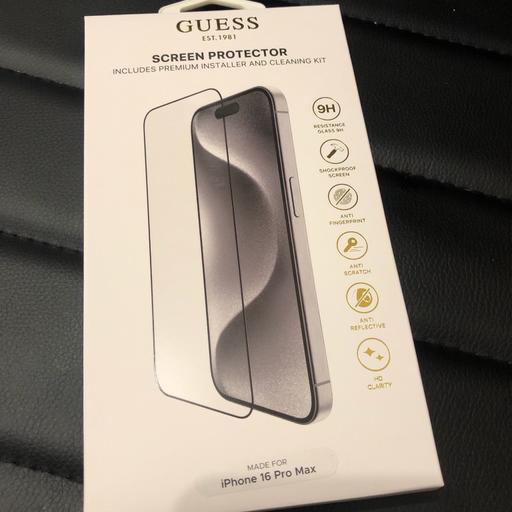 Buy & Sell West London Hounslow - Photos for Guess new screen protector for iPhone 16 Pro